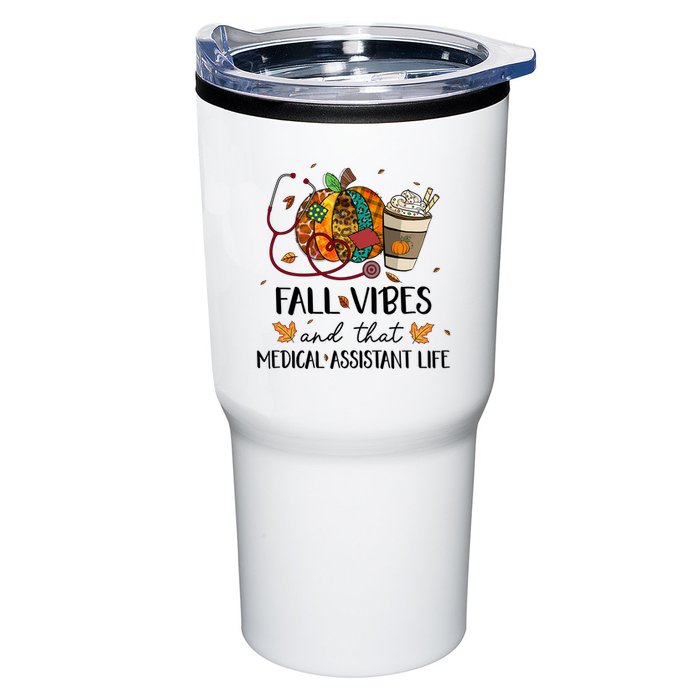 Leopard Pumpkin Fall Vibes And That Medical Assistant Life Gift Tumbler