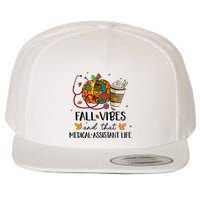 Leopard Pumpkin Fall Vibes And That Medical Assistant Life Gift Wool Snapback Cap