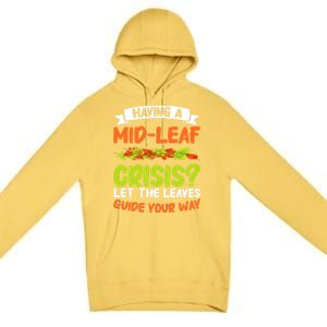 Leaf Peeping Fall Foliage Autumn Leaves Premium Pullover Hoodie