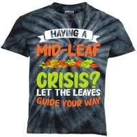 Leaf Peeping Fall Foliage Autumn Leaves Kids Tie-Dye T-Shirt