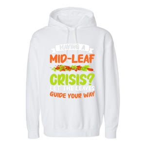 Leaf Peeping Fall Foliage Autumn Leaves Garment-Dyed Fleece Hoodie