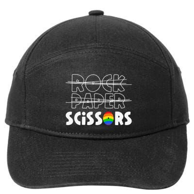 Lesbian Pride Funny Pride LGBTQ 7-Panel Snapback Hat