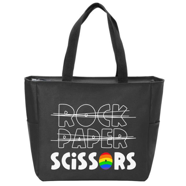 Lesbian Pride Funny Pride LGBTQ Zip Tote Bag