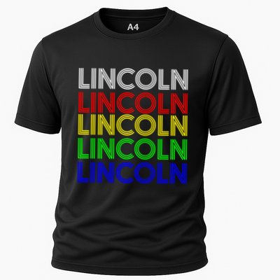 Lincoln Personalized First Name Retro Vintage Style Cool Gift Performance Shirt
