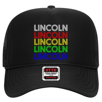 Lincoln Personalized First Name Retro Vintage Style Cool Gift Trucker Hat