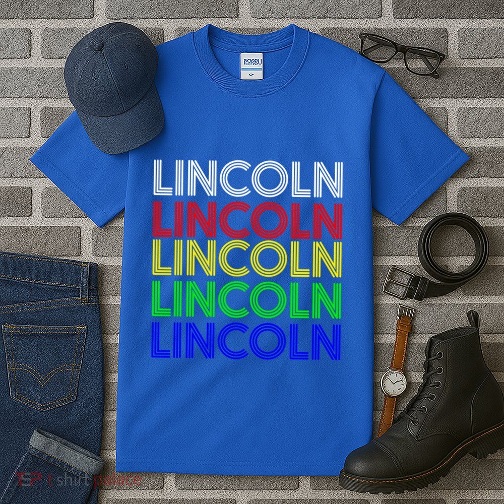 Lincoln Personalized First Name Retro Vintage Style Cool Gift Tall T-Shirt