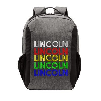 Lincoln Personalized First Name Retro Vintage Style Cool Gift Vector Backpack