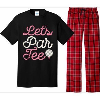 Lets Par Funny Golf Golfer Party Team Pajama Set