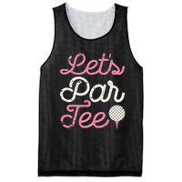 Lets Par Funny Golf Golfer Party Team Mesh Reversible Basketball Jersey Tank