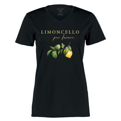 Limoncello Per Favore Women's Momentum V-Neck T-Shirt