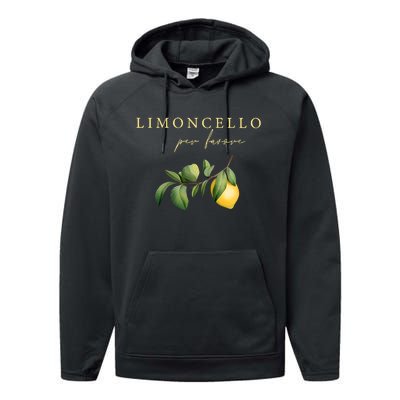 Limoncello Per Favore Performance Fleece Hoodie