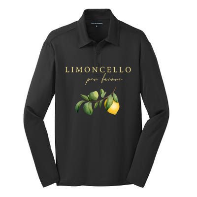 Limoncello Per Favore Silk Touch Performance Long Sleeve Polo