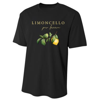 Limoncello Per Favore Performance Sprint T-Shirt