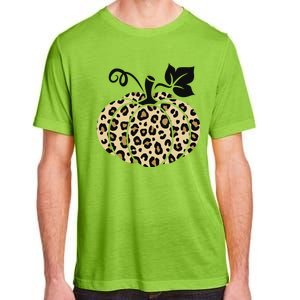 Leopard Pumpkin Fall Adult ChromaSoft Performance T-Shirt