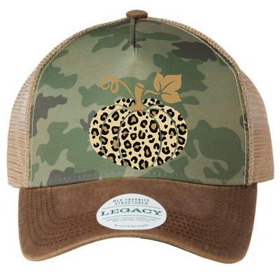 Leopard Pumpkin Fall Legacy Tie Dye Trucker Hat