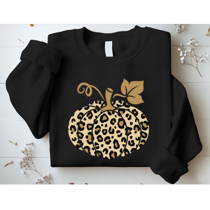 Leopard Pumpkin Fall Sweatshirt