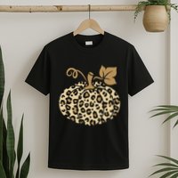 Leopard Pumpkin Fall T-Shirt