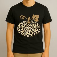 Leopard Pumpkin Fall T-Shirt
