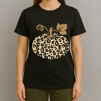 Leopard Pumpkin Fall T-Shirt