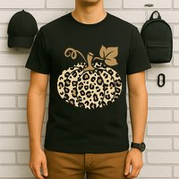 Leopard Pumpkin Fall T-Shirt