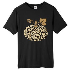 Leopard Pumpkin Fall Tall Fusion ChromaSoft Performance T-Shirt