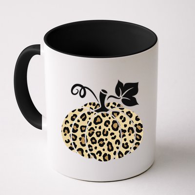 Leopard Pumpkin Fall Mug