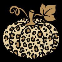 Leopard Pumpkin Fall Drawstring Bag