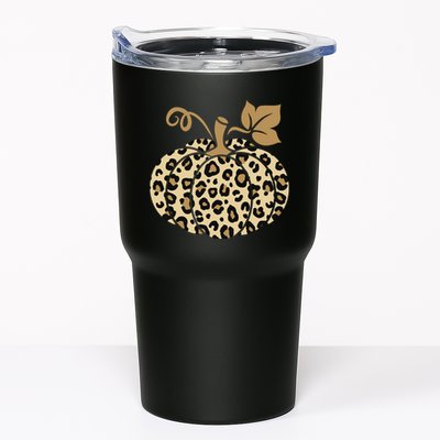 Leopard Pumpkin Fall Tumbler