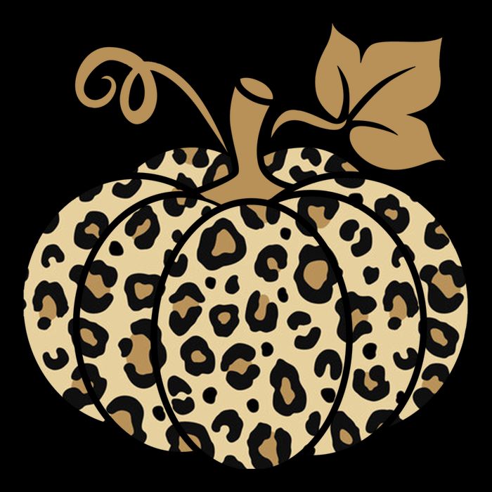 Leopard Pumpkin Fall Wool Snapback Cap