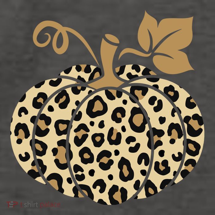 Leopard Pumpkin Fall Vector Backpack