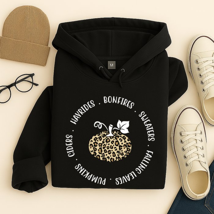 Leopard Pumpkin Fall Lover Hoodie