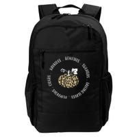 Leopard Pumpkin Fall Lover Daily Commute Backpack