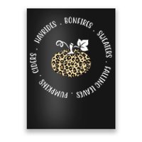 Leopard Pumpkin Fall Lover Poster