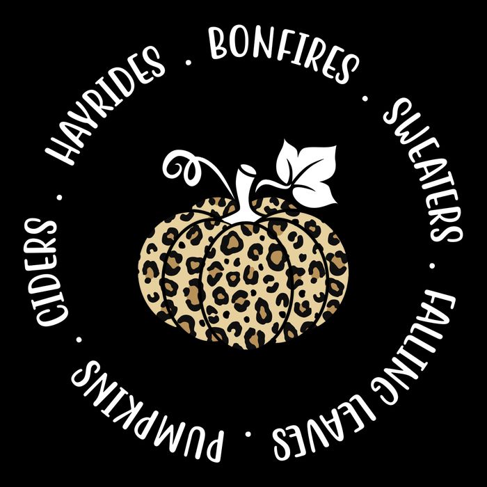 Leopard Pumpkin Fall Lover Tie-Dye T-Shirt