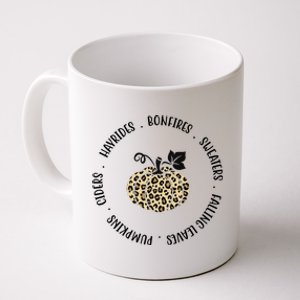 Leopard Pumpkin Fall Lover Coffee Mug