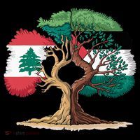 Lebanon Palestine Flag Lebanese Palestinian Flatbill Hat