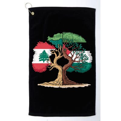 Lebanon Palestine Flag Lebanese Palestinian Golf Towel