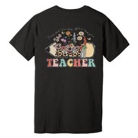 Leopard Pencil Floral Love Them Teach Them Watch Them Grow Premium T-Shirt