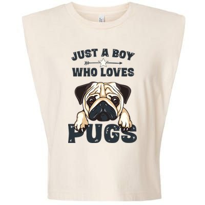 Love Pugs Funny Cute Pug Lover Saying For Boy Garment-Dyed Women's Muscle Tee