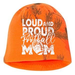 Loud & Proud Football Mom Biggest Fan Football Game Day Kati - Camo Knit Beanie