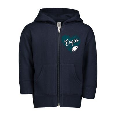 Love Philadelphia Football Its A Philly Thing Toddler Zip Fleece Hoodie