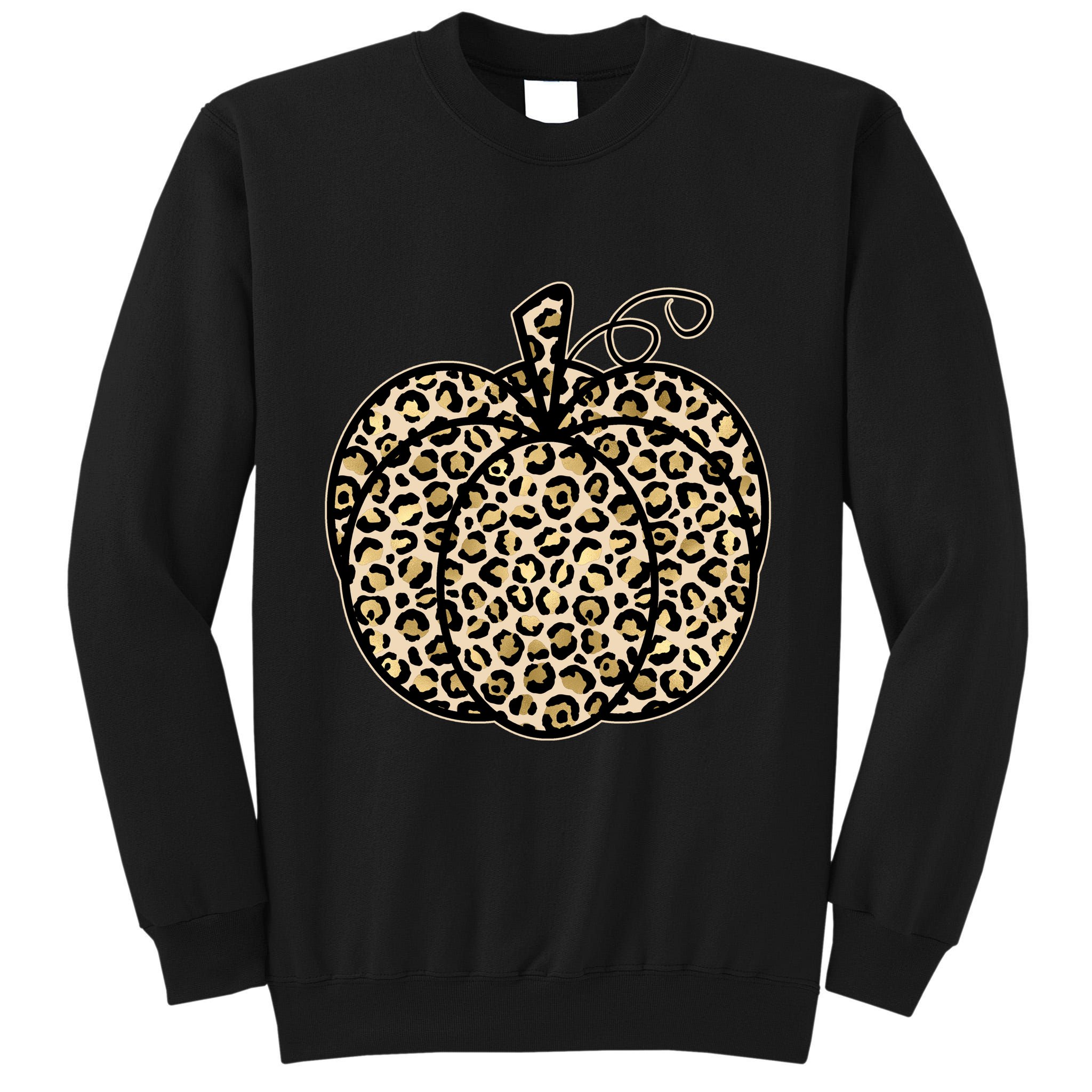 Leopard Pumpkin Festive Tall Sweatshirt