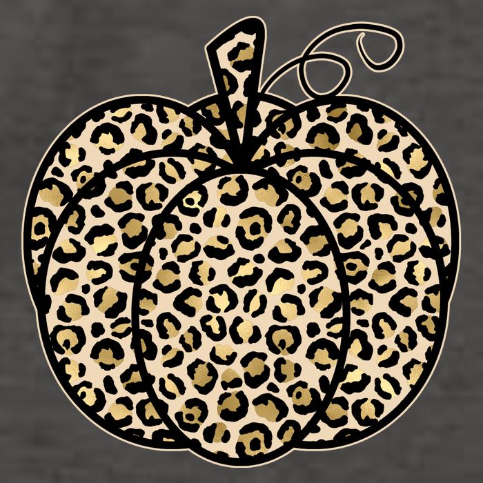 Leopard Pumpkin Festive Vector Backpack