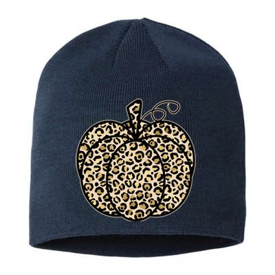 Leopard Pumpkin Festive Sustainable Beanie