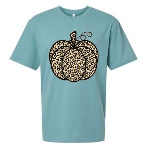 Leopard Pumpkin Festive Sueded Cloud Jersey T-Shirt