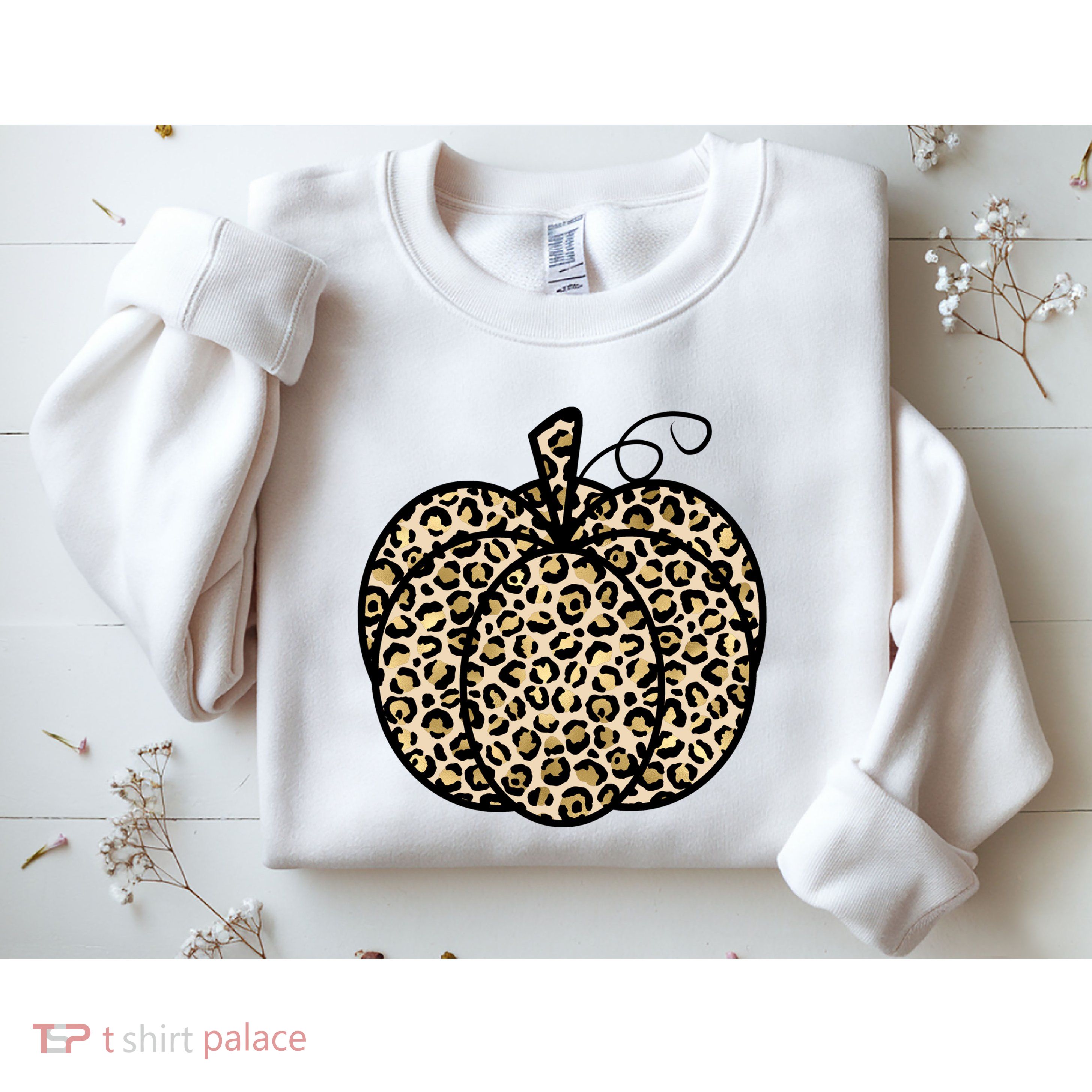 Leopard Pumpkin Festive Sweatshirt
