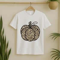 Leopard Pumpkin Festive T-Shirt