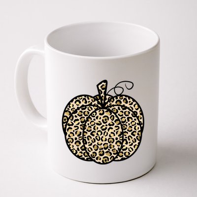 Leopard Pumpkin Festive Mug