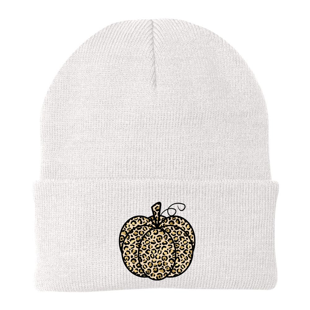 Leopard Pumpkin Festive Beanie