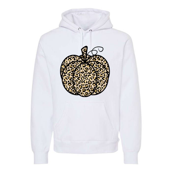 Leopard Pumpkin Festive Premium Hoodie